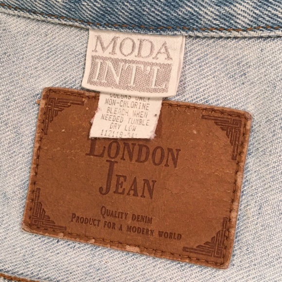 Moda Int’L denim vintage jacket - Picture 6 of 7